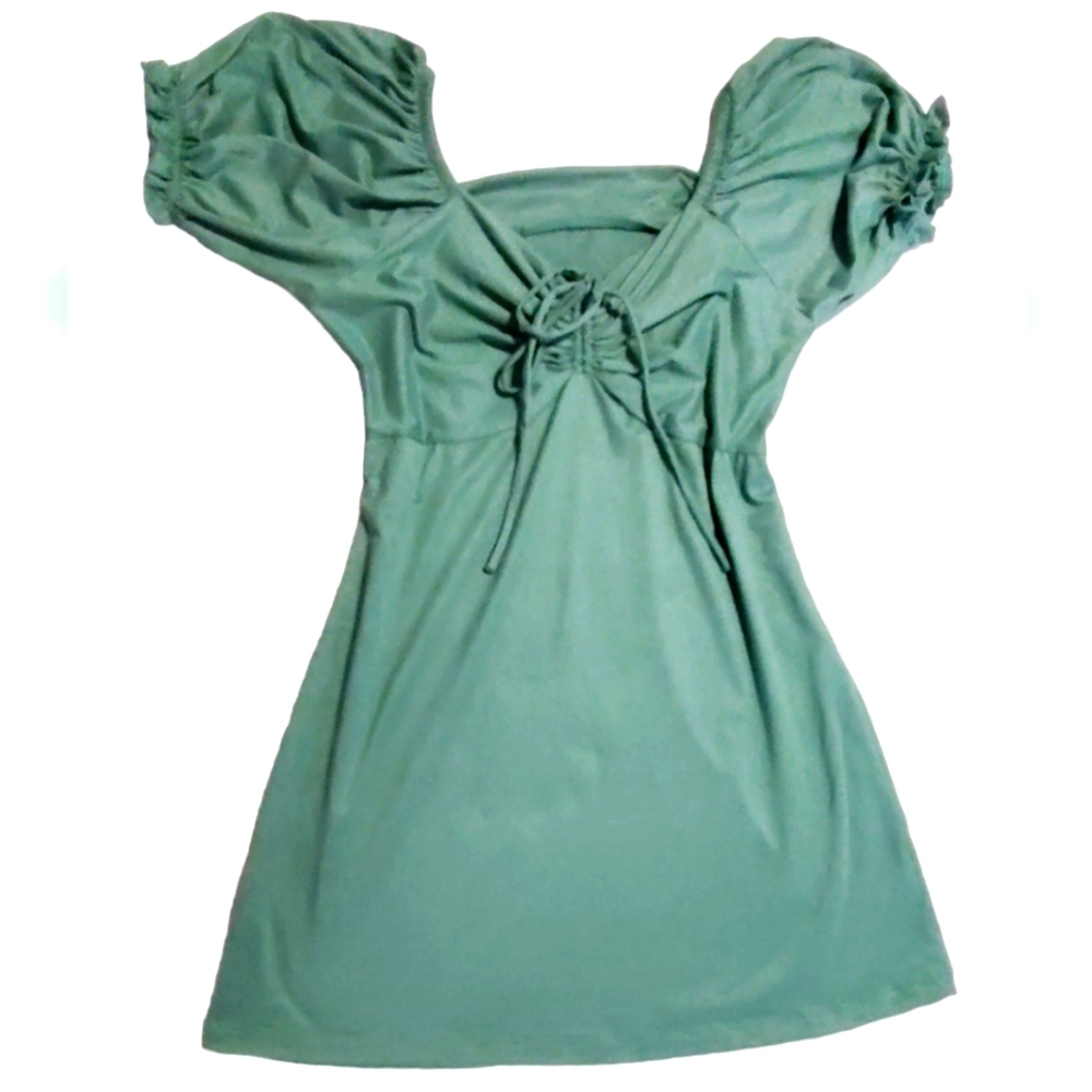 Mini Dress Sage Green